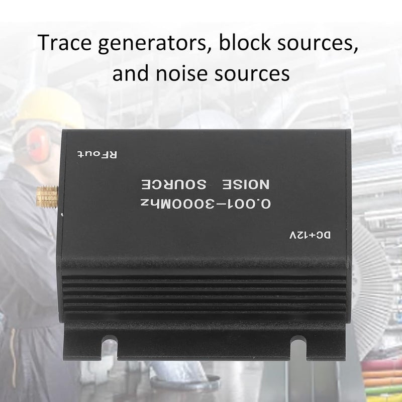 FUZHUI Broadband Noise Source Generator - DC 12V, 0.001‑3000MHZ Versatile RF and Microbillow Testing Tool with Stable SMA Output for Engineers and Hobbyists (US Plug) - Image 2